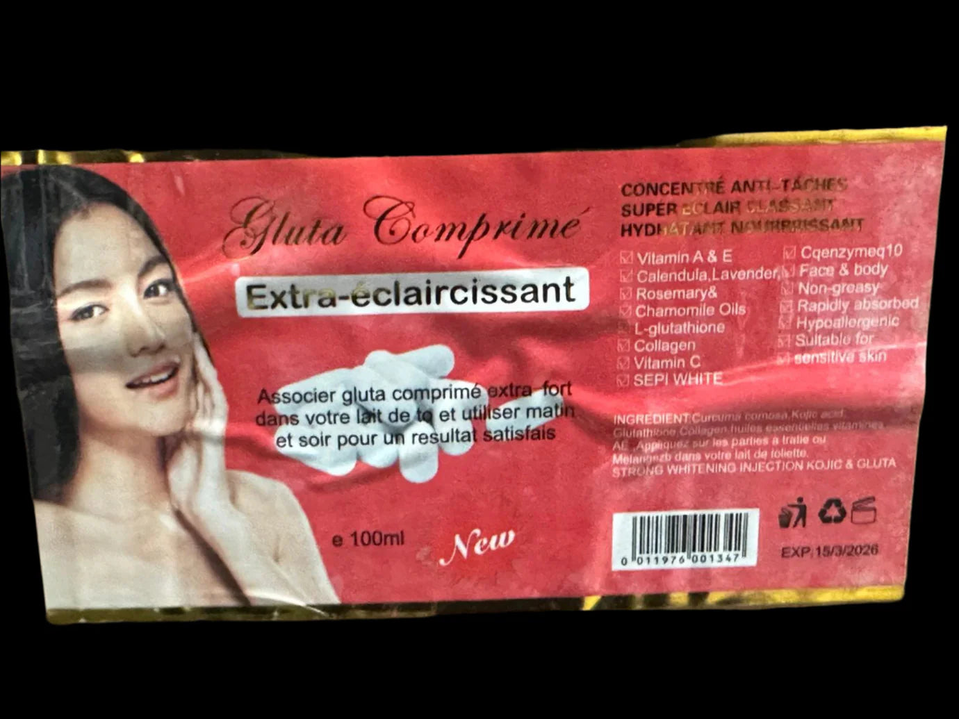 Gluta Comprime Concentre Anti Taches Extra Eclaircissant Serum 100 ML