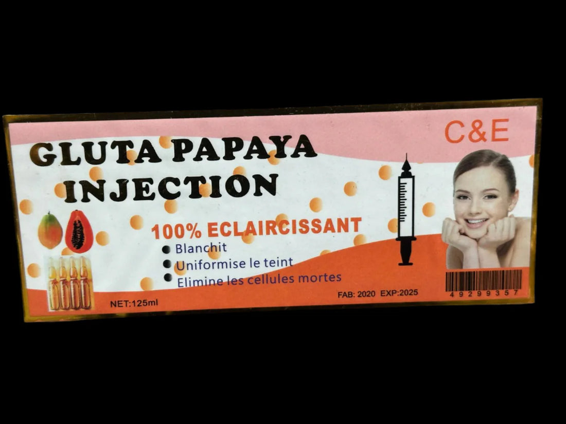 Gluta Papaya Injection 100% Eclaircissant 125 ML