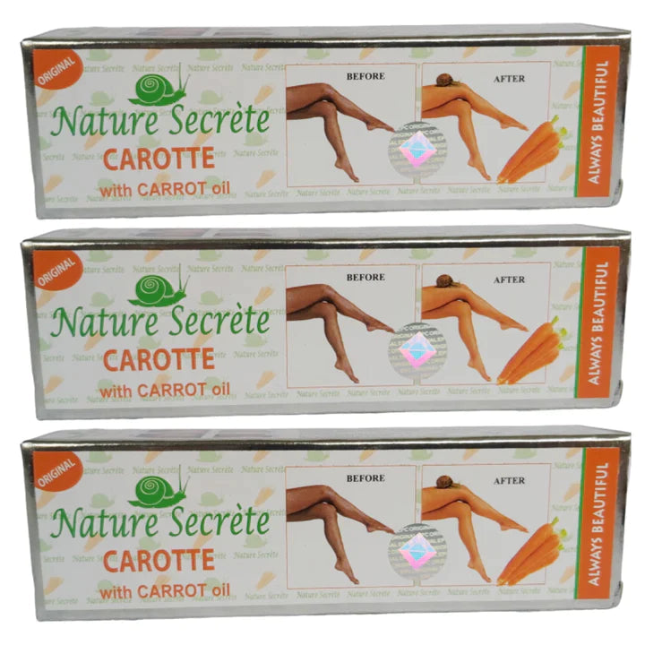 Nature Secret Carrot Oil Cream 50g Tube Brand New Pack Of 3 nature-secret-carrot-oil-cream-50g-tube-brand-new-pack-of-3