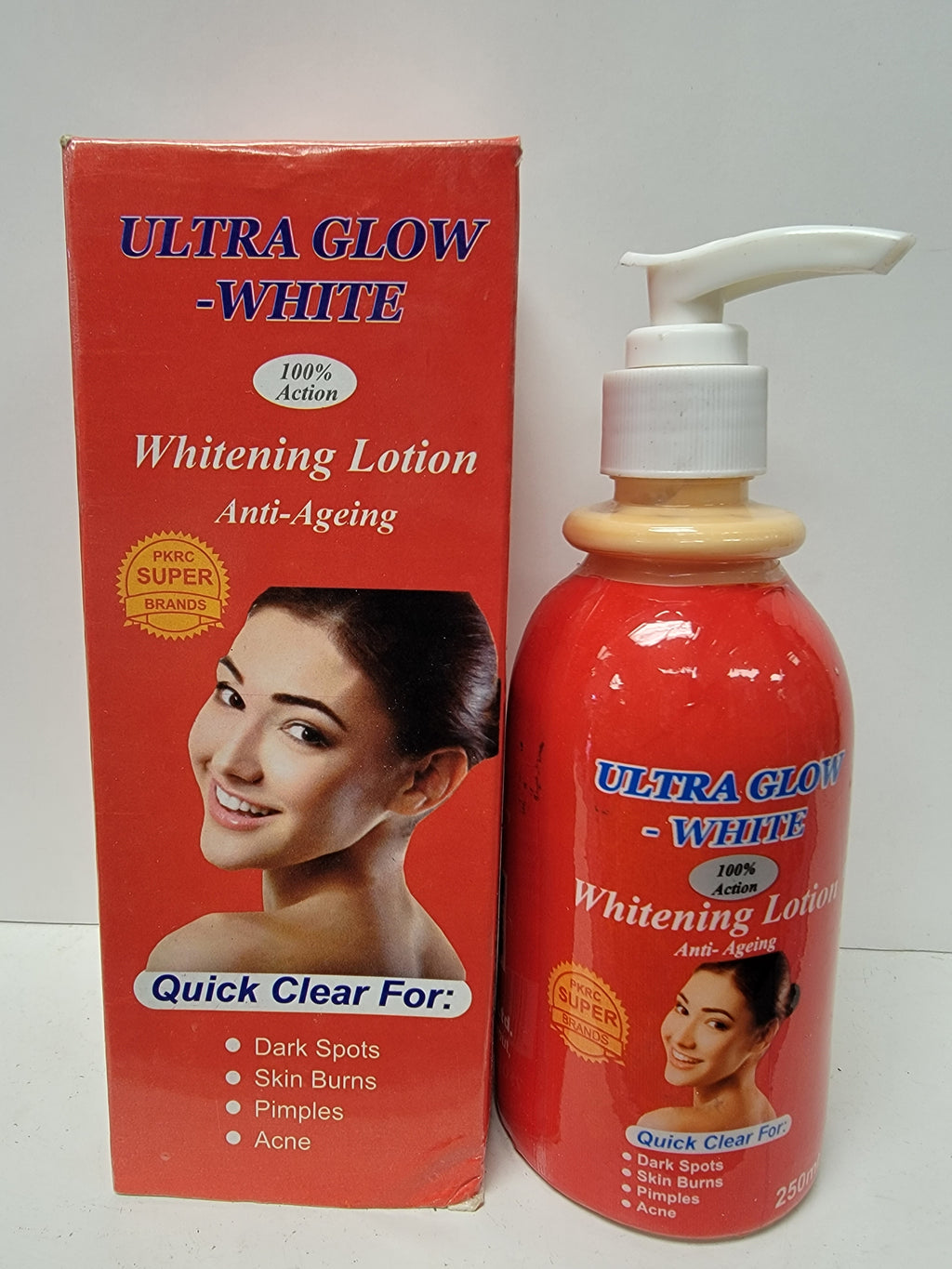 Ultra glow Lightening body lotion 250ml Kismet Beauty Brands