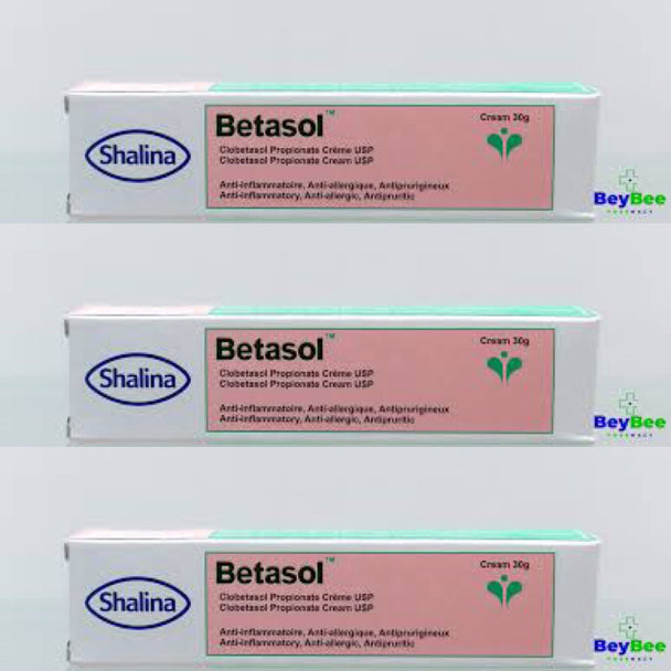Betasol #291 Tube Cream Fast Action 1oz / 30g (3 PACK) royalglow organics