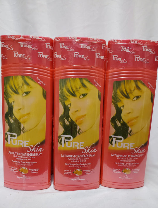 Pure Skin Vanishing Moisturizing Anti-Spot Body Lotion 500ml / 16.9 oz (3 PACK) Pure Skin