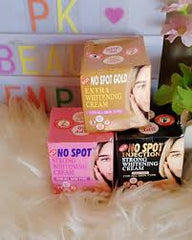 NO SPOT face cream with vitamin E, C, GLUTATHIONE , ALPHA ARBUTIN. STRONG WHITENING FACE CREAM, CLEARS SUNBURN & HYPERPIGMENTATION