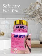 NO SPOT face cream with vitamin E, C, GLUTATHIONE , ALPHA ARBUTIN. STRONG WHITENING FACE CREAM, CLEARS SUNBURN & HYPERPIGMENTATION