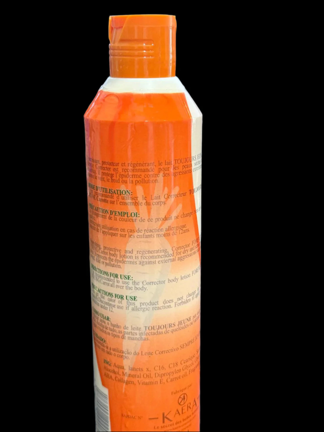 Toujours Jeune Corrector Lotion With Carrot 280 ML