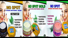 NO SPOT face cream with vitamin E, C, GLUTATHIONE , ALPHA ARBUTIN. STRONG WHITENING FACE CREAM, CLEARS SUNBURN & HYPERPIGMENTATION