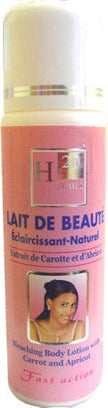 H20 Reg. Bleaching Body Lotion W/Carrot & Apricot 16.9 oz / 500 ml H20