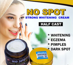 NO SPOT face cream with vitamin E, C, GLUTATHIONE , ALPHA ARBUTIN. STRONG WHITENING FACE CREAM, CLEARS SUNBURN & HYPERPIGMENTATION