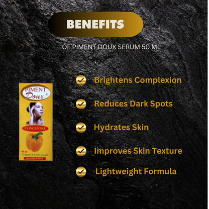 PIMENT Doux Concentre Traitant &amp; Eclaircissant Serum 2 oz / 60 ml