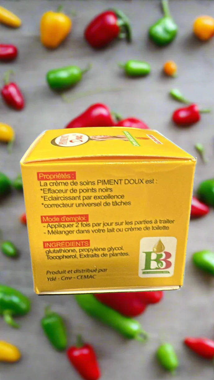 Piment Doux Face Cream 40 Grm with Extra Whitening Gluta kojic
