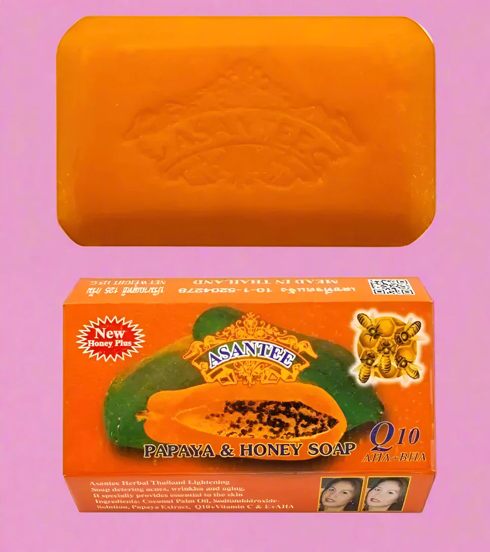 Asantee Papaya & Honey Thai Soap 125g