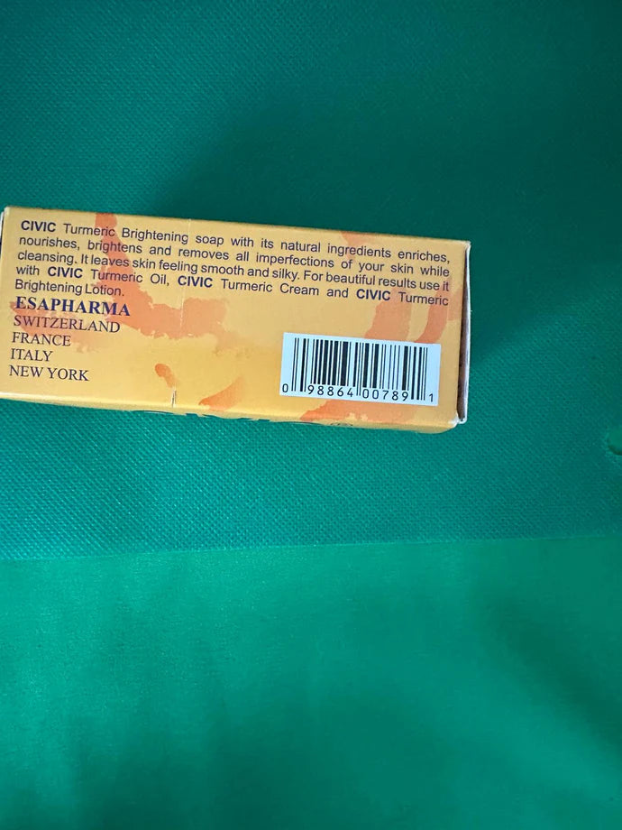 Civic Brightening Turmeric Soap 7 Oz 200 g