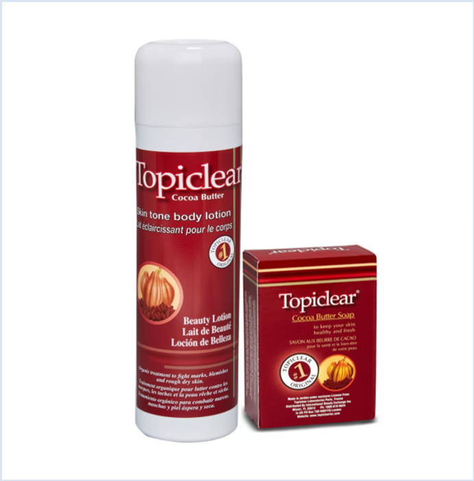 Topiclear Cocoa Butter Body Lotion 500 ml & Cocoa Butter Soap 85gr