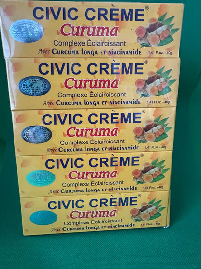 Civic Brightening Turmeric Tube Cream Complex