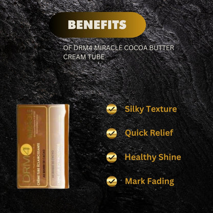 DRM4 MIRACLE Cocoa Butter Lightening Cream Tube 50ml/1.69oz