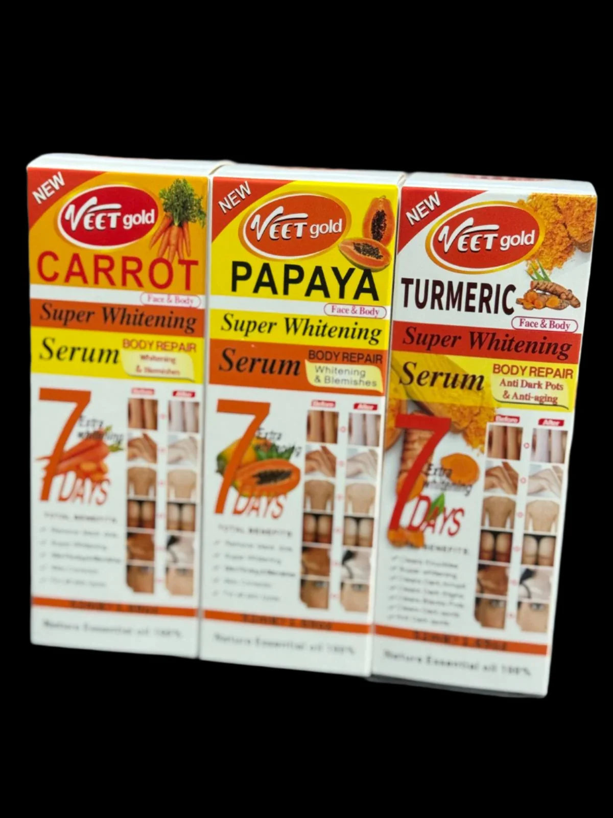 Veet Gold Papaya Brightening & Moisturizing Serum 52 ml