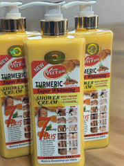 VEET gold TURMERIC Super Whitening Shower Cream 7 Days 35.19oz / 1000ml