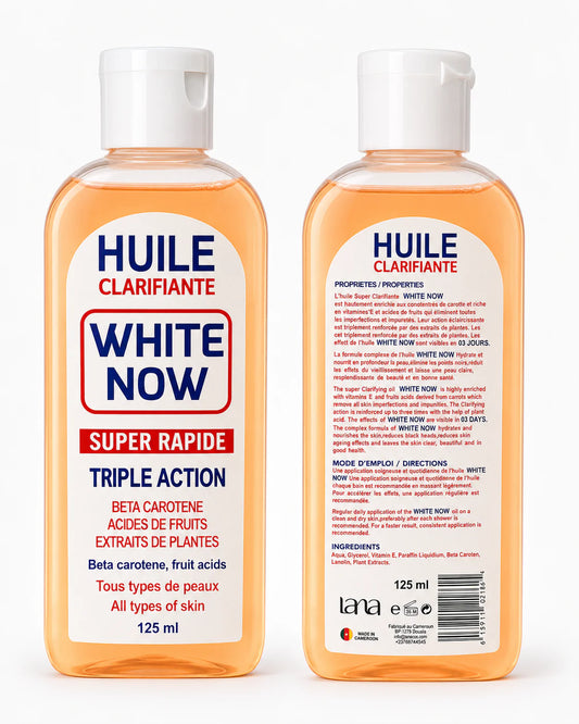 HUILE ECLAIRCISSANTE WHITE NOW SUPER RAPID TRIPLE ACTION