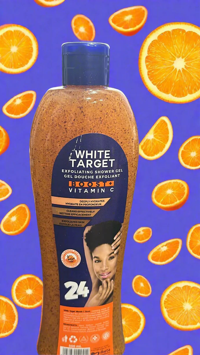 White Target Exfoliating Shower Gel Scrub Vitamin-C 500 Ml