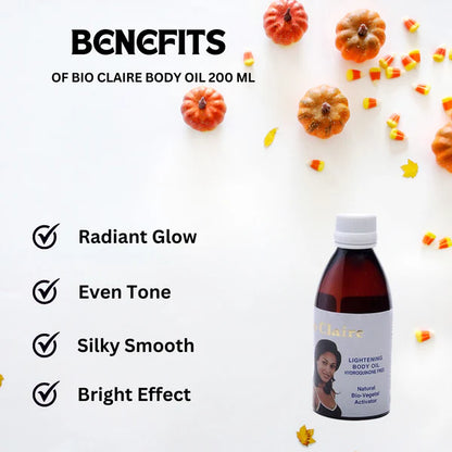 BIO CLAIRE LIGHTENING BODY OIL BIG 6.6oz