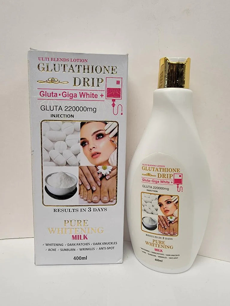 Glutathione Drip whitening Body Milk 400ml/pure whitening Glutathione Drip whitening Body Milk 400ml/pure whitening