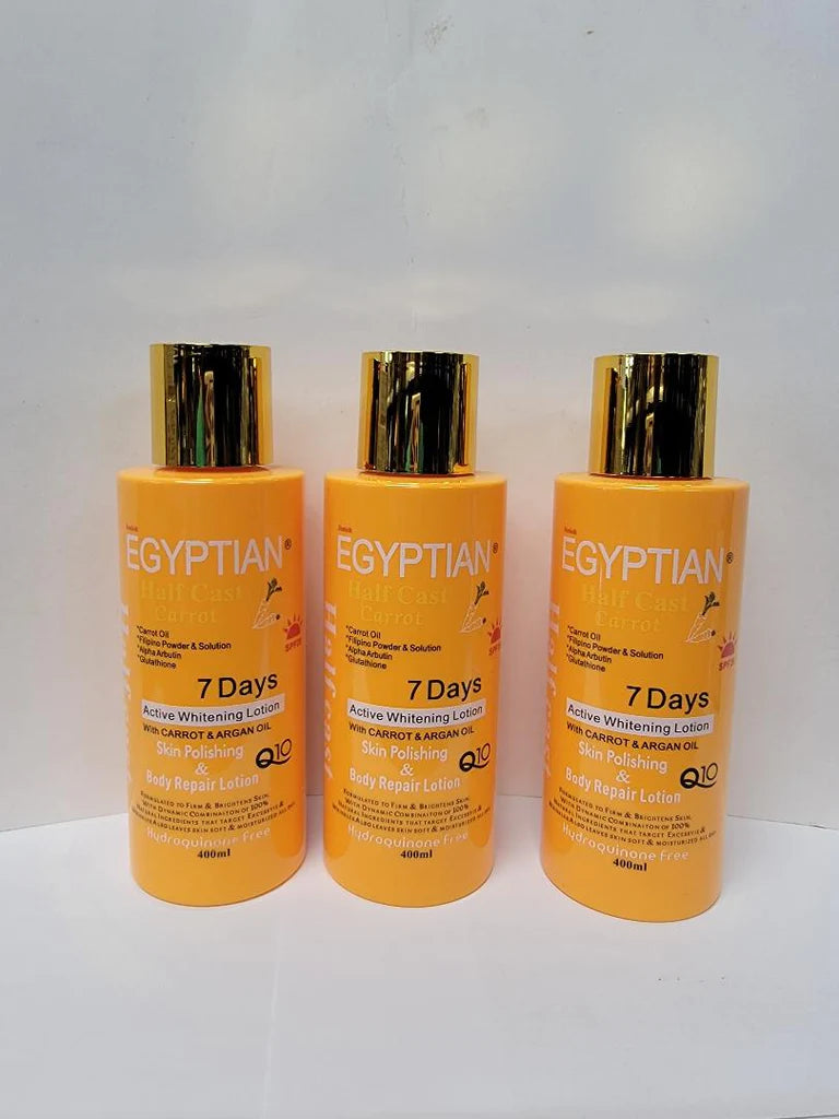 Egyptian Half Cast Carrot Skin Polishing &amp; Body Repair Lotion PURE EGYPTIAN MAGIC