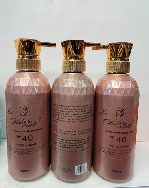 Asian white papaya seed oil and retinol lotion glutamaster