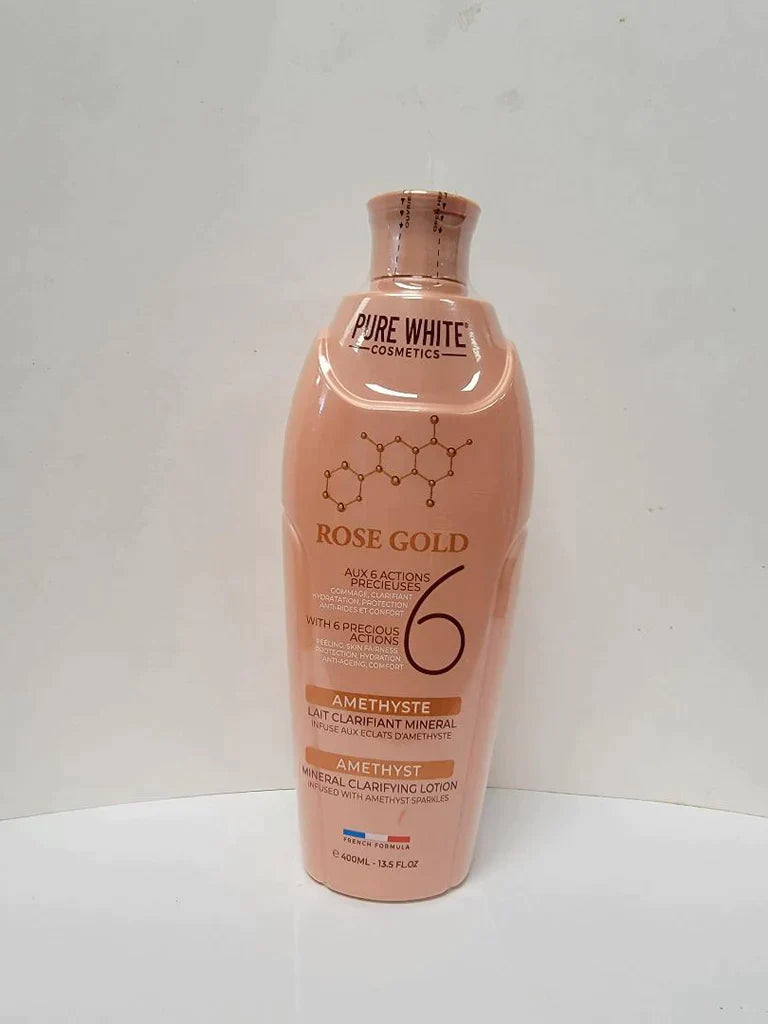 Pure white rose gold lightening body lotion set Pure white