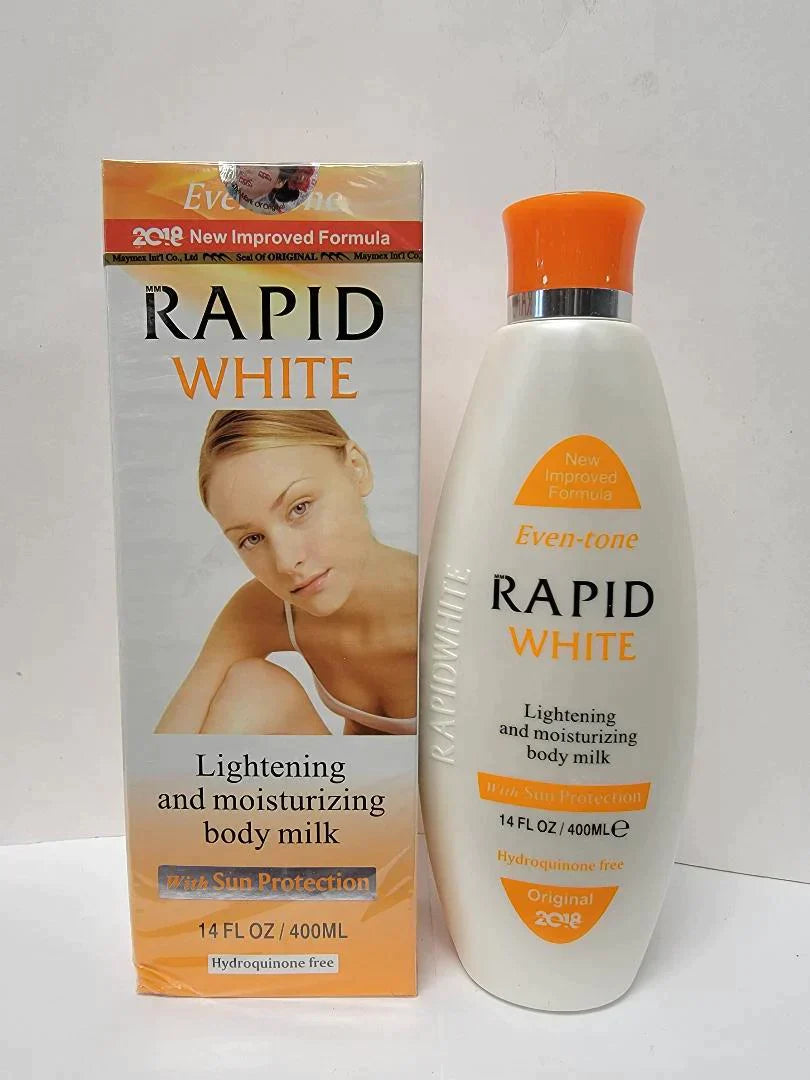 RAPID WHITE LIGHTENING AND MOISTURIZING BODY MILK + SOAP Rapid White