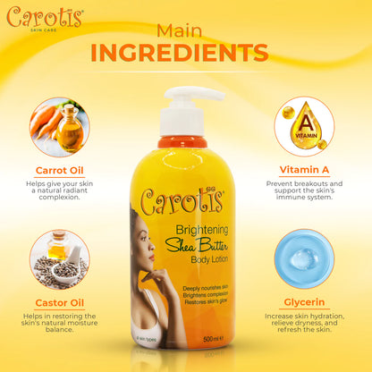 Carotis Brightening Shea Butter Body Lotion CAROTIS