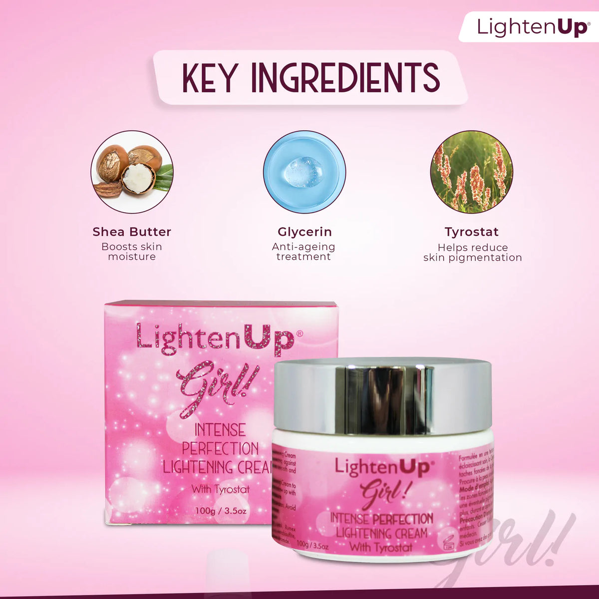 Omic LightenUp Girl! Intense Perfection Lightening Cream - 100g / 3.5