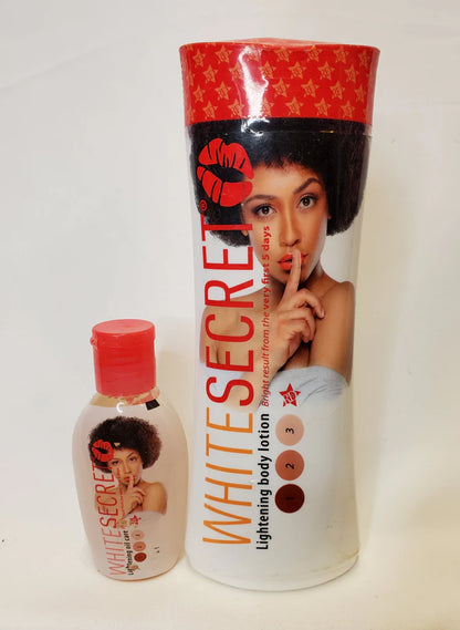 White secret lightening body lotion &amp; oil 300ML white secret