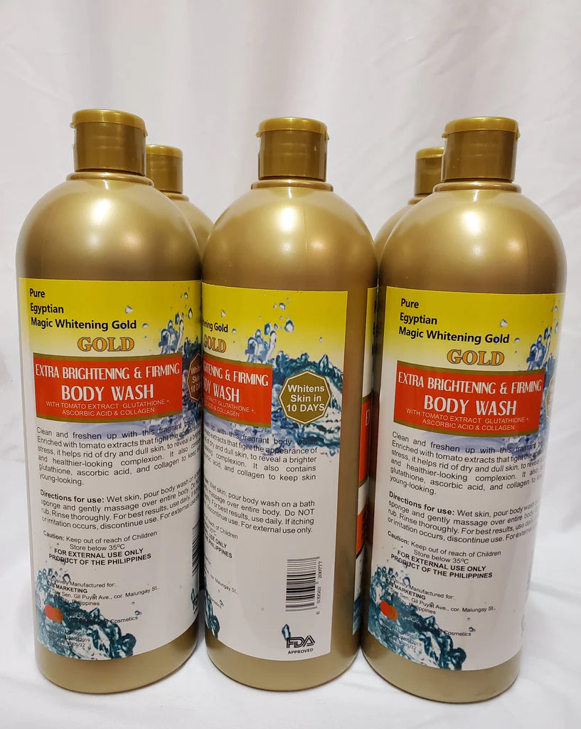 PUREC EGYPTIAN MAGIC WHITENING GOLD EXTRA BRIGHTENING & FIRMING BODY WASH PURE EGYPTIAN MAGIC