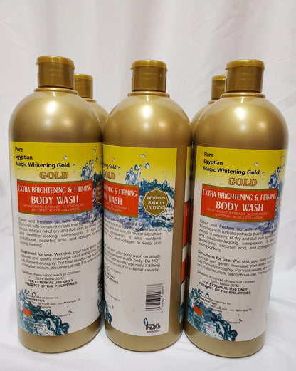 PUREC EGYPTIAN MAGIC WHITENING GOLD EXTRA BRIGHTENING &amp; FIRMING BODY WASH PURE EGYPTIAN MAGIC