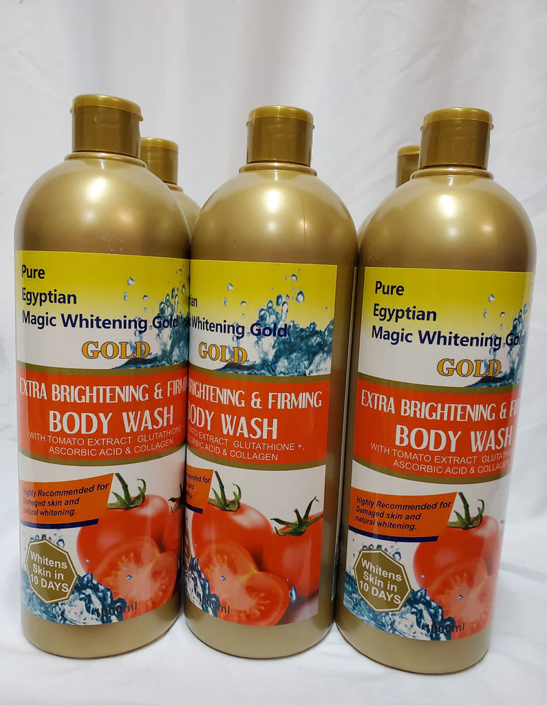 PUREC EGYPTIAN MAGIC WHITENING GOLD EXTRA BRIGHTENING &amp; FIRMING BODY WASH PURE EGYPTIAN MAGIC