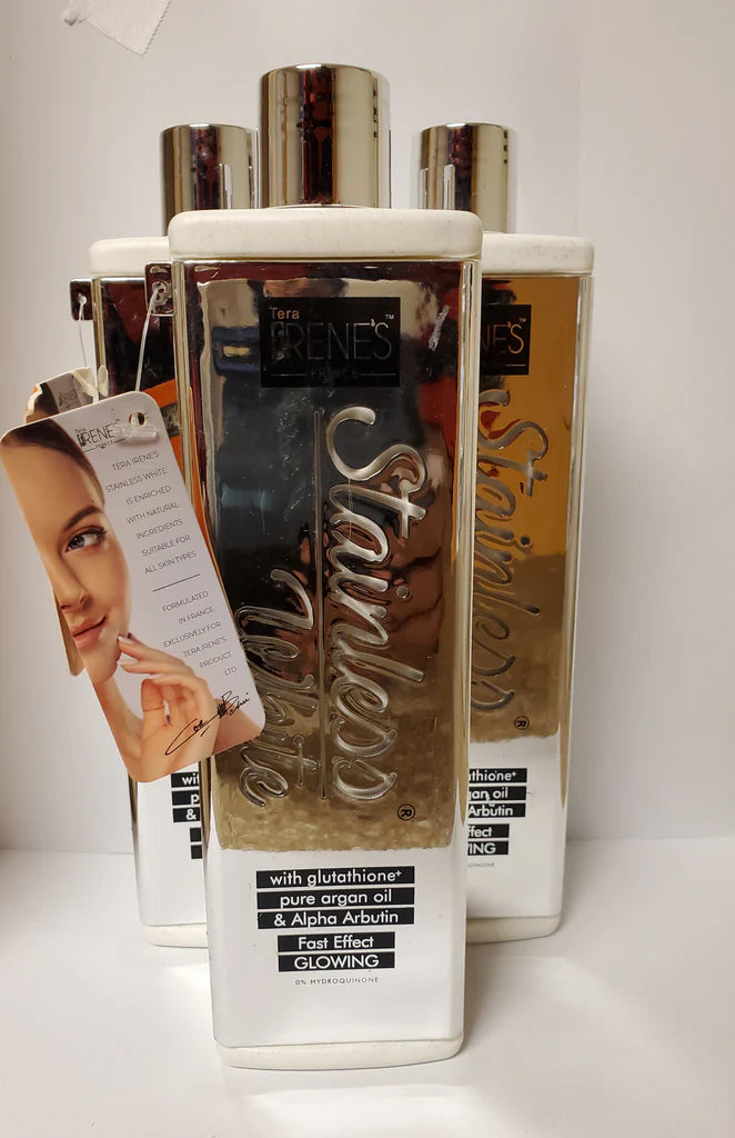 TERA IRENES STAINLESS WHITE GLUTATHIONE FACE &amp; BODY LOTION GLUTAMASTER