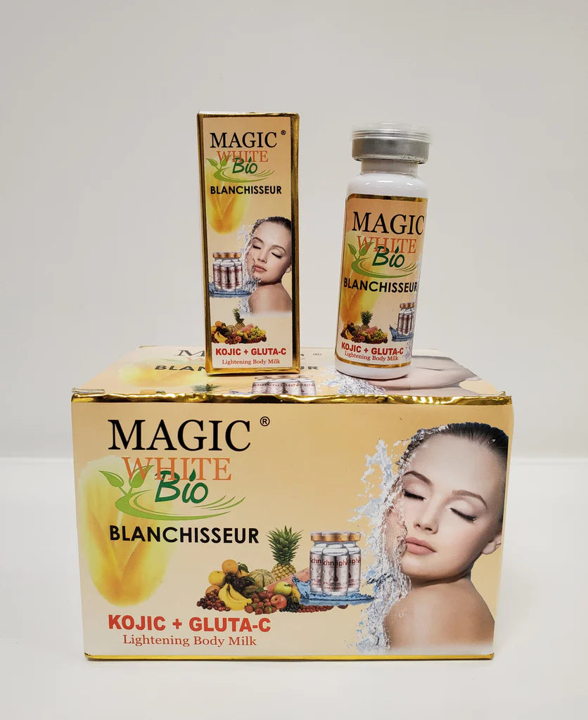 MAGIC WHITE BIO BLANCHISSEUR KOJIC + GLUTA C SERUM RoyalGlow Organics