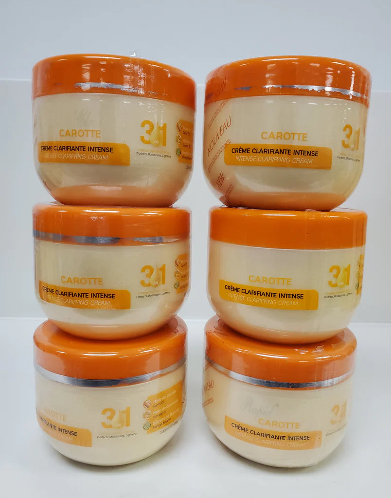 Rapid Clair Carotte Intense Clarifying Jar Cream (3in1) 10.5oz/300ml Rapid clair