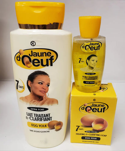 JAUNE D OEUF LAIT TRAITANT &amp; CLARIFIANT EGG YOLK Jaune D&