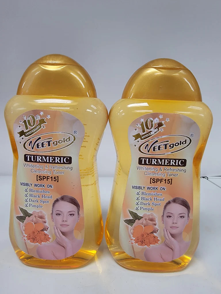 Veetgold whitening &amp; refreshing cleaning toner spf15 VEETGOLD