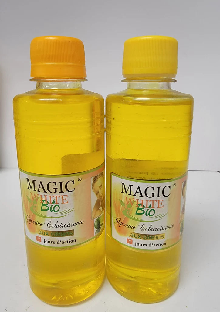 MAGIC WHITE WHITENING GLYCERINE SERUM YELLOW RoyalGlow Organics