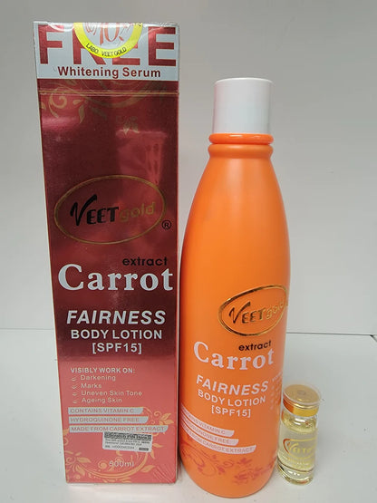 VEETGOLD CARROT EXTRACT FIRMING BODY LOTION VEETGOLD