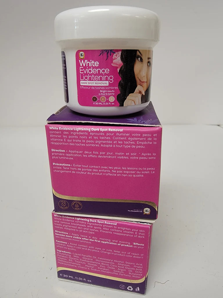 White Evidence Lightening Dark Sport Remover Cream 30g white secret