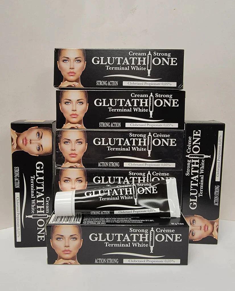 Glutathione Strong Whitening Potent  Cream, Dark Spots remover, Real results x1 GLUTAMASTER
