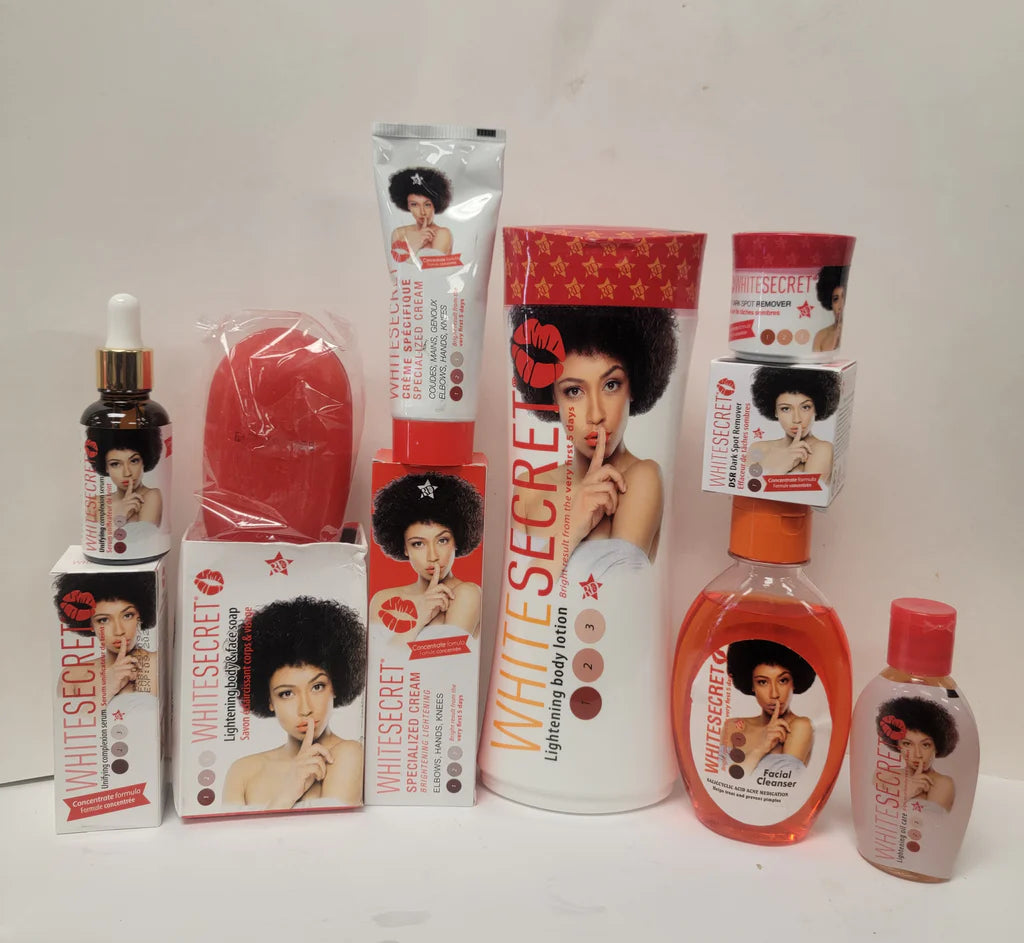 WHITE SECRET LIGHTENING BODY LOTION (7 PACK) white secret