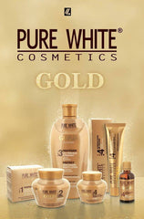 PURE WHITE GOLD GLOWING 2 UNIFIER MAXI-TONE LIGHTENING LOTION + SOAP +SERUM + OIL + DARK SPOT REMOVER + TUBE CREAM 6 PIC SET Pure white
