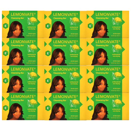 Lemonvate Soap Cleansing Bar 80g (6 PACK) LEMONVATE