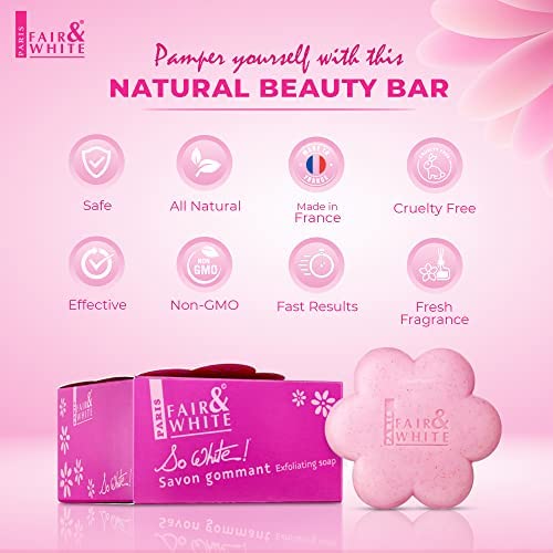 Fair &amp; White So White Gommant Exfoliating Soap 7 oz Fair &amp; White So White