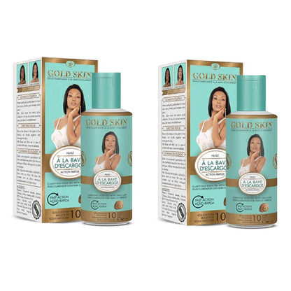 Gold Skin Clarifying Body Oil With Snail Slime 70 ml set of 2 Gold skin