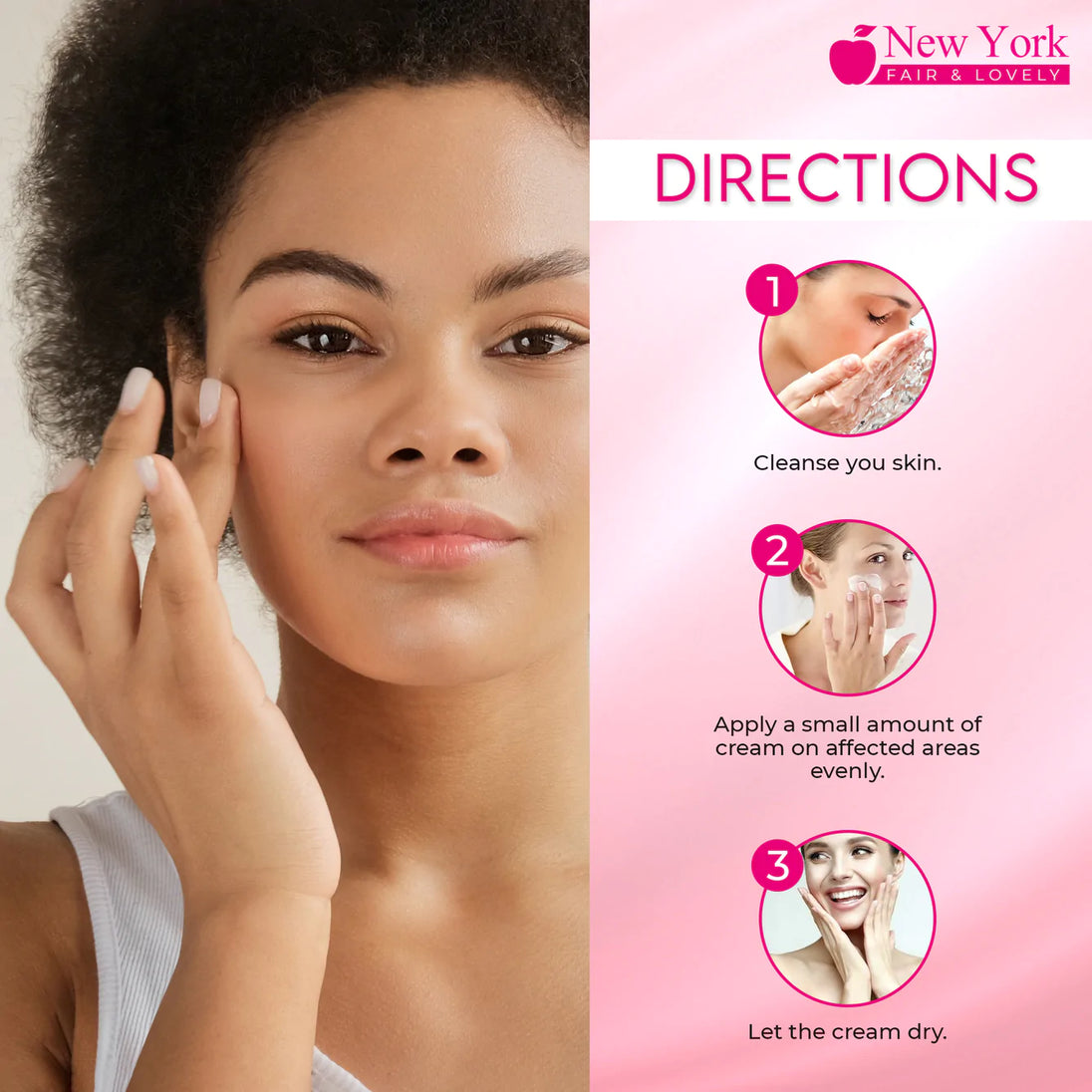 New York Fair & Lovely Active Lightening Jar Cream 3.4oz / 100ml New York fair and lovely